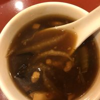 Soup at Bodhi Kosher Vegetarian Restaurant in New York City