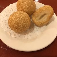 Sesame balls at Bodhi Kosher Vegetarian Restaurant in New York City
