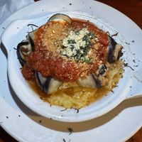 Eggplant rollatini (incredible)  at The Top in Gainesville