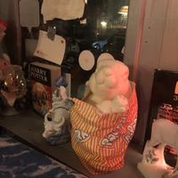 Interesting decoration   at Alaska Bar in Berlin