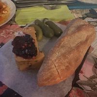 Vegan foie gras  at Alaska Bar in Berlin