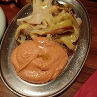 Lauchiges mit creme (sehr fettig) at Alaska Bar in Berlin