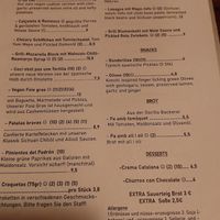 März 2026 menu at Alaska Bar in Berlin