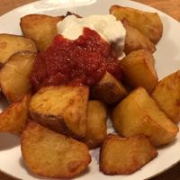 Patatas bravas 💕 at Alaska Bar in Berlin