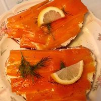 Vegan smoked salmon! at Alaska Bar in Berlin