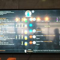 New digital kombucha board at One Kombucha in Lake Park