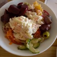 Mixed Salad (make your own!) at Super Natural in Newcastle Upon Tyne