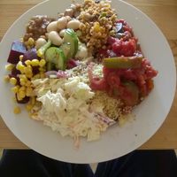 Side Salad at Super Natural in Newcastle Upon Tyne