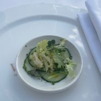 Cucumber carpaccio  at Valldemossa - Frédéric Restaurant in Valldemossa