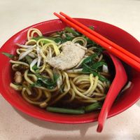 Vegetarian prawn mee at 3 Treasures 三寶齋 - AMK in Northeast Singapore