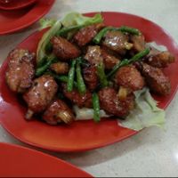 素蒙古排骨 veg mongolian pork ribs at 3 Treasures 三寶齋 - AMK in Northeast Singapore