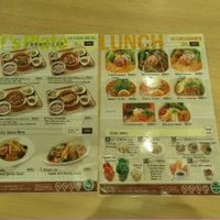 english lunch set menu with prices at T's Tan Tan in Sendai