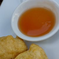 Sweet and sour chick'n balls at Loving Hut - North Laine in Brighton