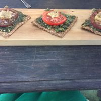 bruschetta at The Conscious Caravan - Food Van in Castlemaine