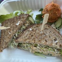 Buffalo Chickpea sandwich   at Pulp + Sprout Juice Bar and Vegan Cafe in Asheville
