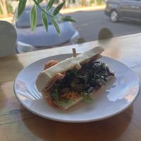 Mushroom Banh Mi Sandwich   at Pulp + Sprout Juice Bar and Vegan Cafe in Asheville