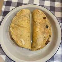 Quesadilla $15 aud  at La Tortilleria in Kensington
