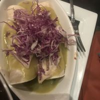 Veggie enchiladas ask for no cheese at Tortilla Republic in Koloa