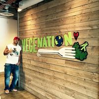 Kimatni enjoying VegeNation for the first time at VegeNation in Las Vegas