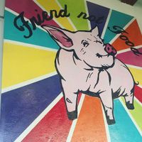 Wall art at VegeNation in Las Vegas