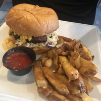 Vegan burger at VegeNation in Las Vegas