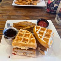 No chicken & waffles  at VegeNation in Las Vegas