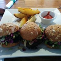 Amazing Mini Burgers at VegeNation in Las Vegas