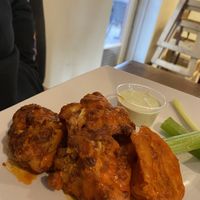 Cauliflower wings at VegeNation in Las Vegas