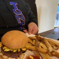 Mac daddy burger at VegeNation in Las Vegas