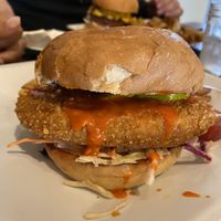 Chicken sandwich at VegeNation in Las Vegas