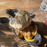 Apple cobbler  at VegeNation in Las Vegas