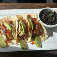 Fish tacos  at VegeNation in Las Vegas