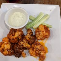 Buffalo cauliflower appetizer at VegeNation in Las Vegas