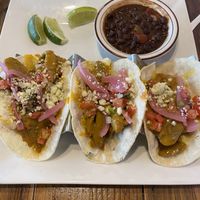 Seitan tacos  at VegeNation in Las Vegas