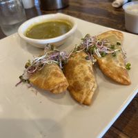 Shroom Empanadas  at VegeNation in Las Vegas
