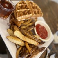 Chickn N Waffles  at VegeNation in Las Vegas