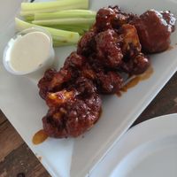 Bbq cauliflower wings at VegeNation in Las Vegas