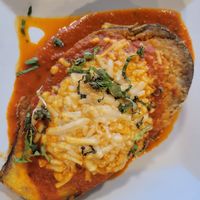 Eggplant Stacks at VegeNation in Las Vegas