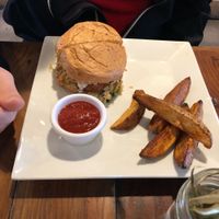 Chicken sandwich  at VegeNation in Las Vegas