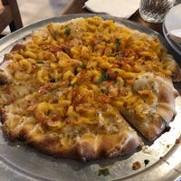Mac and Cheese pizza  at VegeNation in Las Vegas