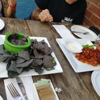 Cauliflower BBQ wings and tortillas at VegeNation in Las Vegas