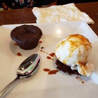 Lava cake at VegeNation in Las Vegas