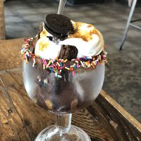 Vegan brownie sundae  at VegeNation in Las Vegas