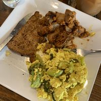 Tofu scramble plate! Favorite thing was the potatoes. at VegeNation in Las Vegas