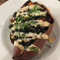 Sweet potato with black beans at VegeNation in Las Vegas