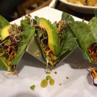 Pamela Anderson’s raw power tacos at VegeNation in Las Vegas
