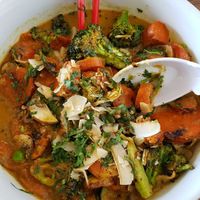 Curry bowl at VegeNation in Las Vegas