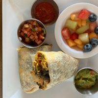 Breakfast burrito  at VegeNation in Las Vegas