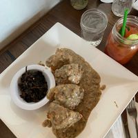 Biscuits and gravyyyy  at VegeNation in Las Vegas