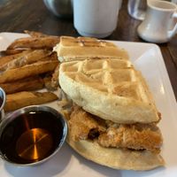Chkn and Waffles! at VegeNation in Las Vegas